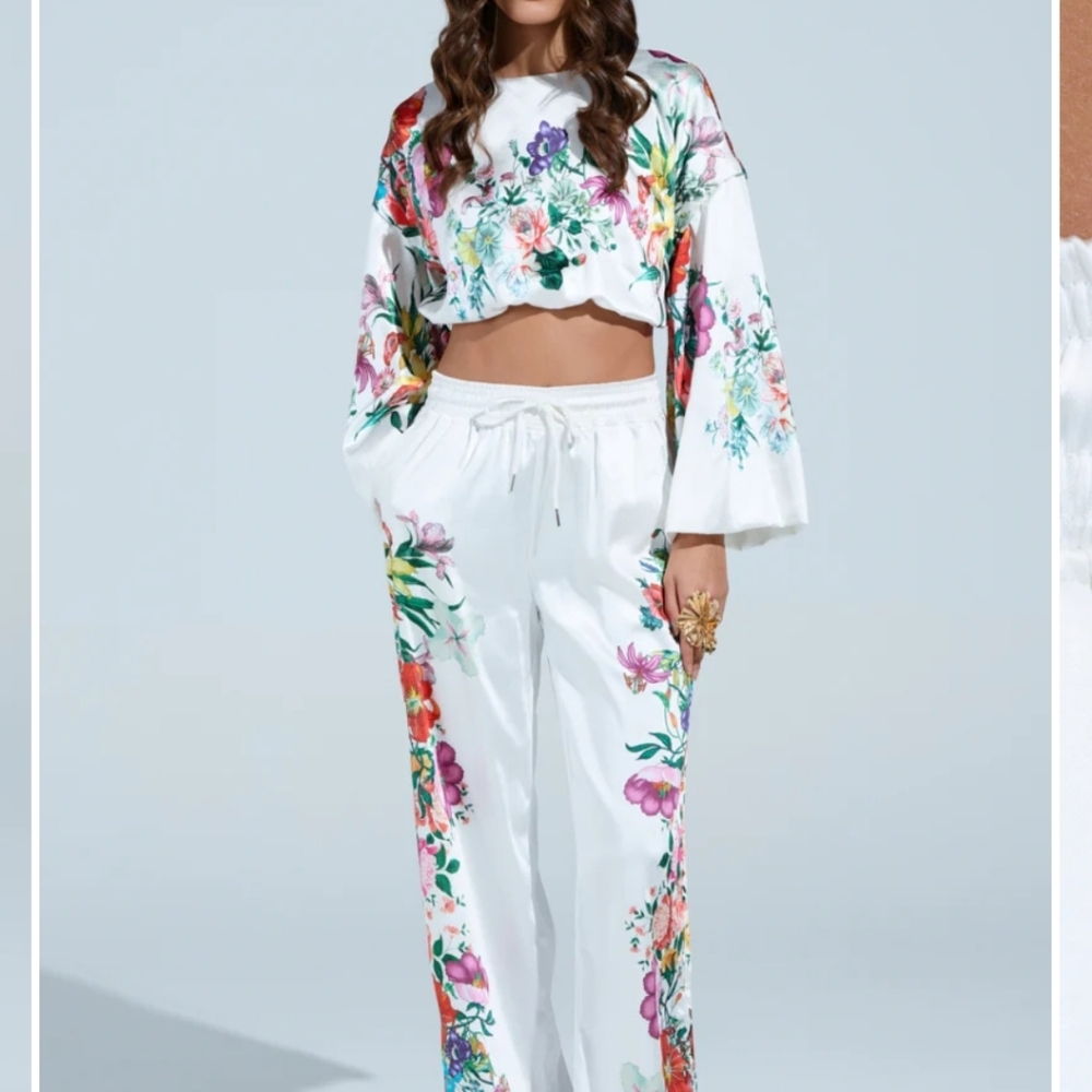 FULL BLOOM STRAIGHT LEG TROUSERS - 1x - Picture 6 of 7